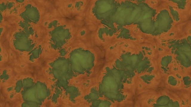 spooky pulsing flesh like background green orange 