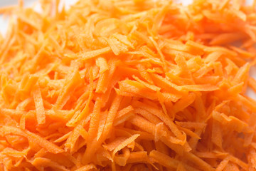 raw grated carrot