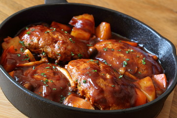 煮込みハンバーグ　Stewed hamburger steak