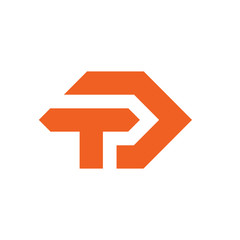 Vector TD Letter Logo Template. Initial letters TD, Clean and simple logo template. Available in resizable EPS vector file format