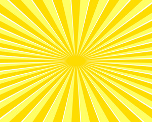 Yellow rays background