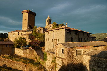 Fototapeta premium Abizanda medieval village in Huesca province, Spain