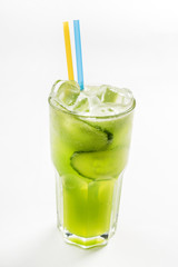 summer lemonade with cucumber