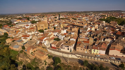 Fototapeta na wymiar Cintruenigo village in Navarra province, Spain