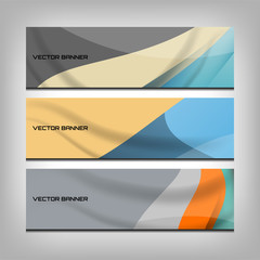 Fototapeta premium Vector Illustration of Abstract Banner Background for website headers and advertising design