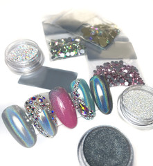 rhinestones for the decoration of nails