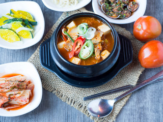 Korean soup spicy from Kimji