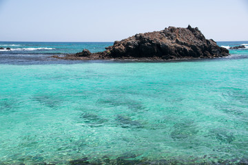Insel Lobos bei Fuerteventura den Kanarischen Inseln