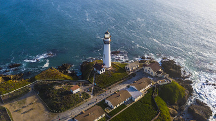 Fototapeta na wymiar Pigeon Point Light House San Mateo, California
