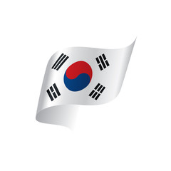South Korean flag, vector illustration