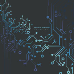 Circuit board, technology background. Vector illustration. EPS 10.