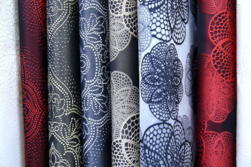 Colorful fabric is used to design out all kinds of clothes for women and men, it can be canvas or cotton, and even silk all suitable for clothes.
