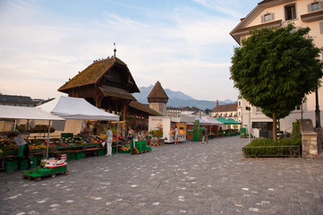 Luzern market place, Switzerland