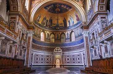 Selbstklebende Fototapeten Erzbasilika von San Giovanni in Lateran Rom Italien © Jareck
