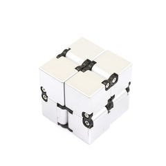 Unfoldable cube puzzle isolated
