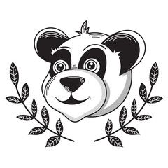 cute Panda vector illustration