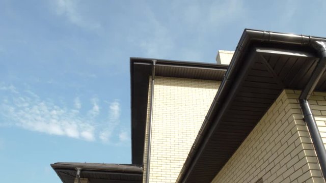roof rainwater system. roof soffit