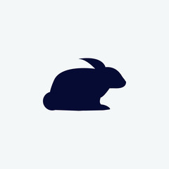 Obraz premium rabbit icon vector