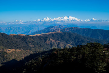 Obraz premium Kangchenjunga mount landscape