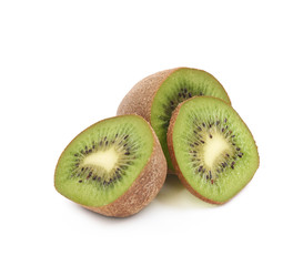 Juicy kiwi fruit isolated