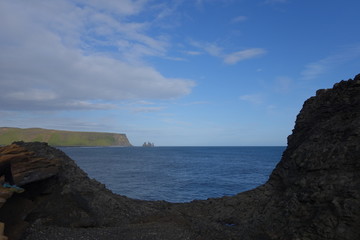 Fototapeta na wymiar アイスランド南海岸の海
