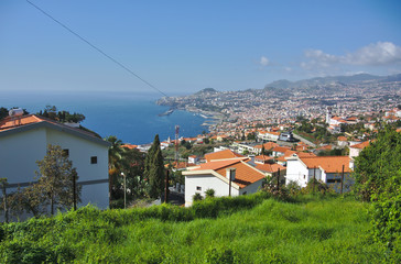 Madeira - Bird's View on Funchal