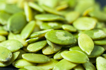 Shelled pumpkin seeds