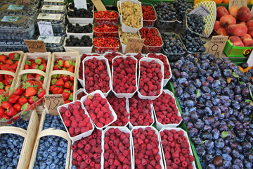 Obraz premium Hala Mirowska, Varsovia, Polonia