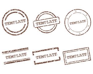 Fototapeta premium Template Stempel