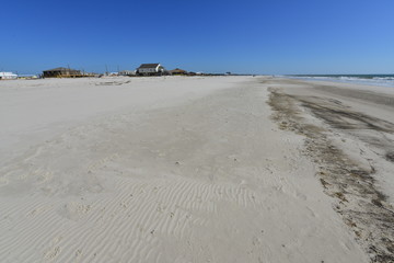 The beach at Dauphine island in Alabama.
