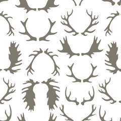 Seamless antler pattern. - 189945641