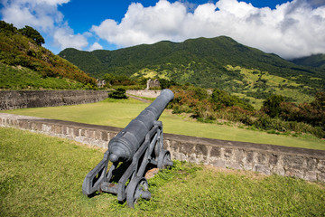Brimstone Hill Fortress National Park, Saint Kitts & Nevis in the Caribbean