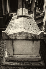 Belgrade, Serbia May 30, 2016: Jewish cemetery in Belgrade