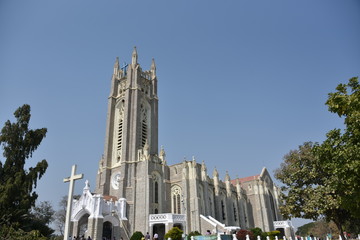 Medak Cathedral at Medak, Telangana, India
