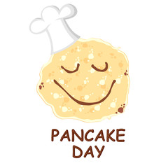 Pancake day cartoon card