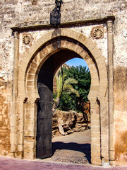 Eingang im Park in der Kasbah des Oudayas, Rabat, Marokko © Luise