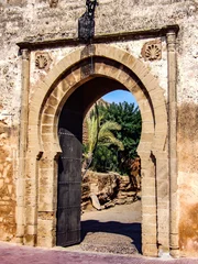 Eingang im Park in der Kasbah des Oudayas, Rabat, Marokko © Luise