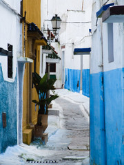 Fototapeta premium Blue Kasbah des Oudaias, Rabat, Morocco