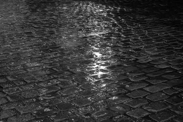 Cobblestone is a natural building material based on cobble-sized stones, and is used for pavement...