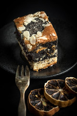 Poppy seed cake.