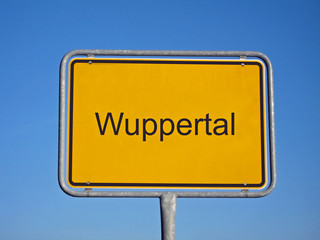 ortseingangsschild wuppertal