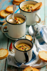 spiced red lentil and root vegetable soup vegan