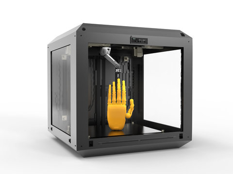 3d printer with object