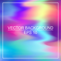 Abstract colorful neon smooth blurred vector background for design.