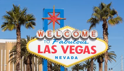 Fotobehang Welcome To Las Vegas Sign © Greg Reese