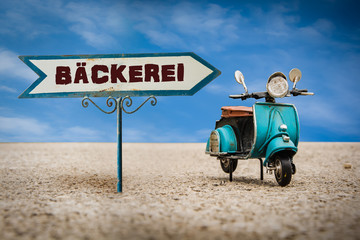 Obraz premium Schild 305 - Bäckerei