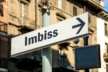Schild 219 - Imbiss