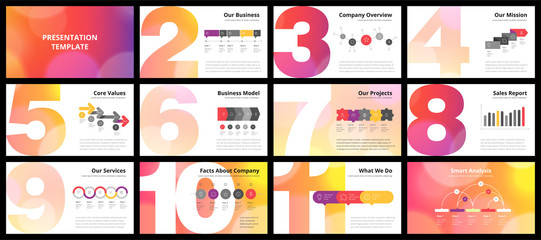 Business presentation templates