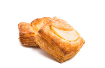 puff with fruits isolated