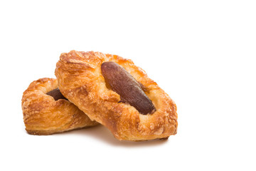 puff with fruits isolated